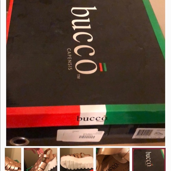 BUCCO ROSEGOLD SANDALS - Picture 2 of 5